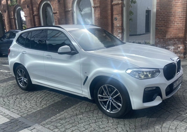BMW X3 cena 136000 przebieg: 156000, rok produkcji 2018 z Pabianice małe 407